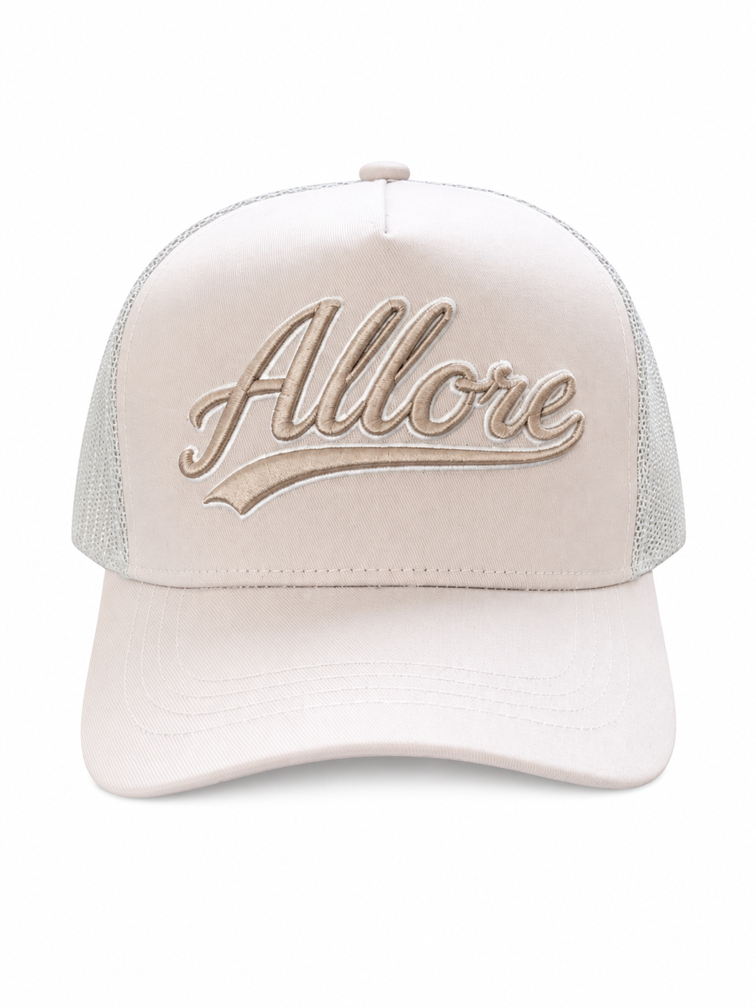 ALLORE Grey Trucker Cap