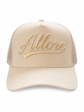 ALLORE Cream Trucker Cap